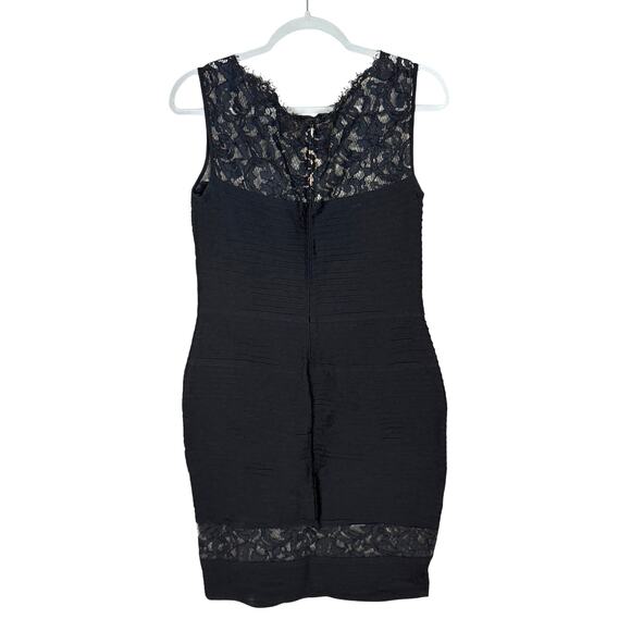 Tadashi Shoji Lace Sheath Dress Sleeveless Black Size Large - Picture 2 of 5